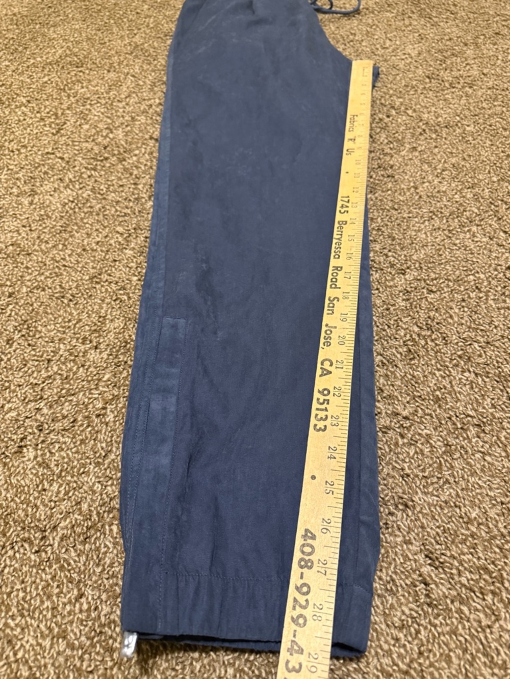 Aime Leon Dore Navy Elastic-Waist Jogger Pants - Picture 5 of 10